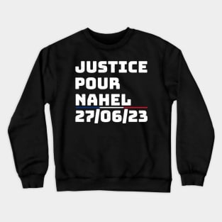 Justice Pour Nahel France Color Strip .dns Crewneck Sweatshirt